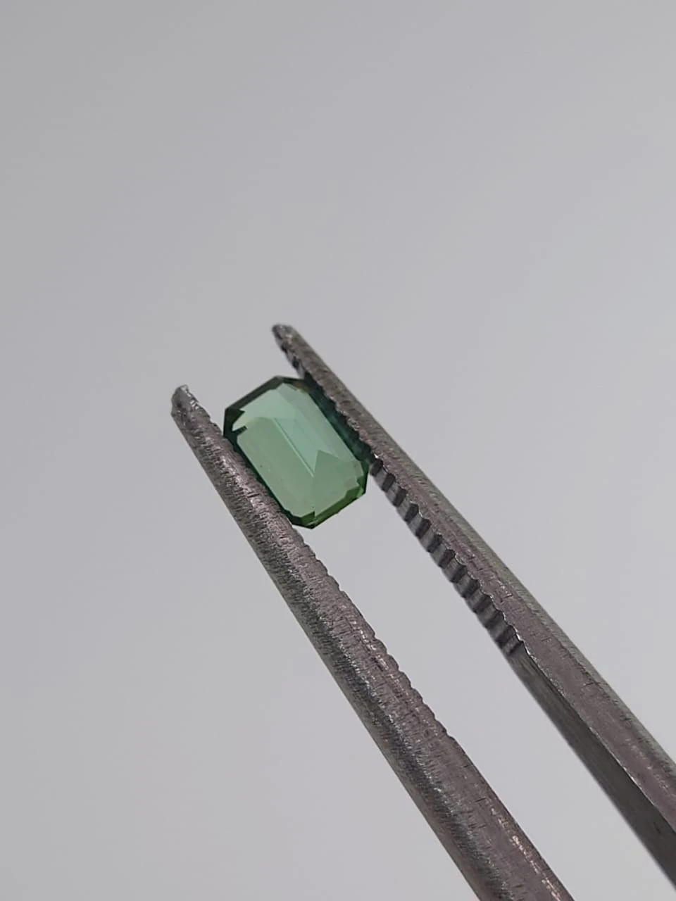 0.34ct Natural Green Tourmaline Emerald Cut Loose Gemstone from Afghanistan — view 2